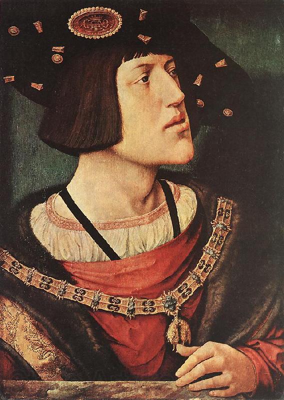 Barend van Orley Portrait of Charles V Spain oil painting art